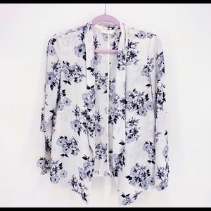 Lush Open Front Blazer Cardigan